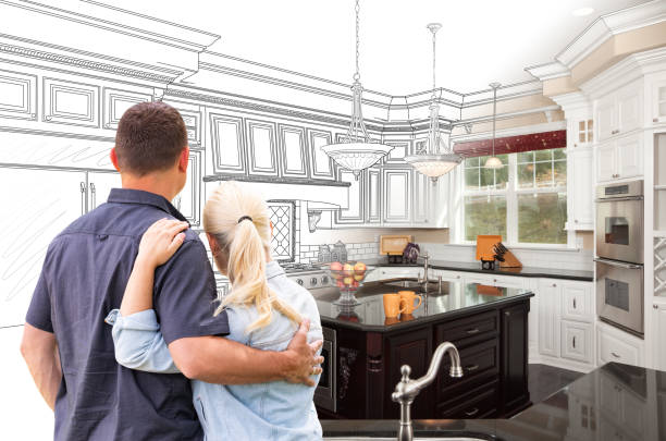 Professional Kitchen Island Installation technician working in Watkins, MN